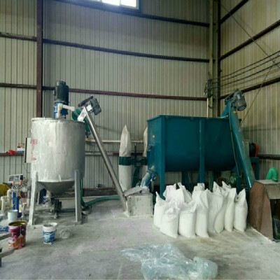天津市腻子粉腻子膏连体搅拌机 钢化涂料生产线 双轴涂料搅拌设备